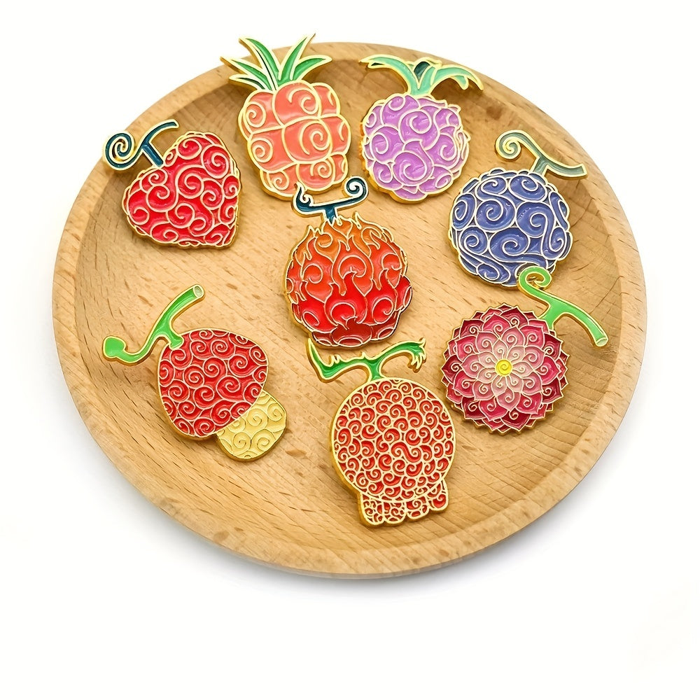 Colorful Fruits Brooch for Girls