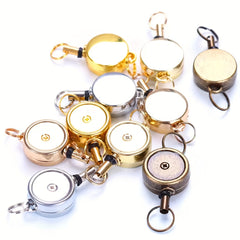 Retractable Keychain Zinc Alloy Telescopic Holder