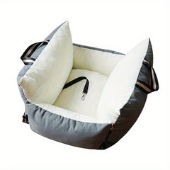 Washable Pet Car Seat for Small-Medium Dogs Under 35lbs with Safety Features