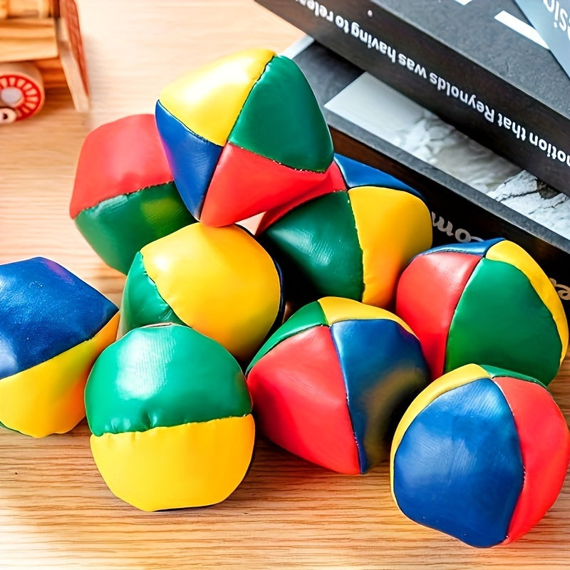 10PCS Juggling Balls Soft Durable Colorful Toy Game Mini Juggling Balls