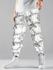 Men's Paisley Tapered Joggers - Stylish & Comfortable Sweatpants