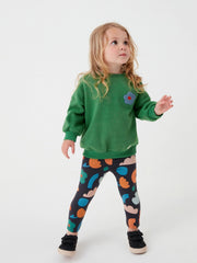 Toddler Girl's Floral 2pcs Sweatshirt & Leggings Set Casual Outfits