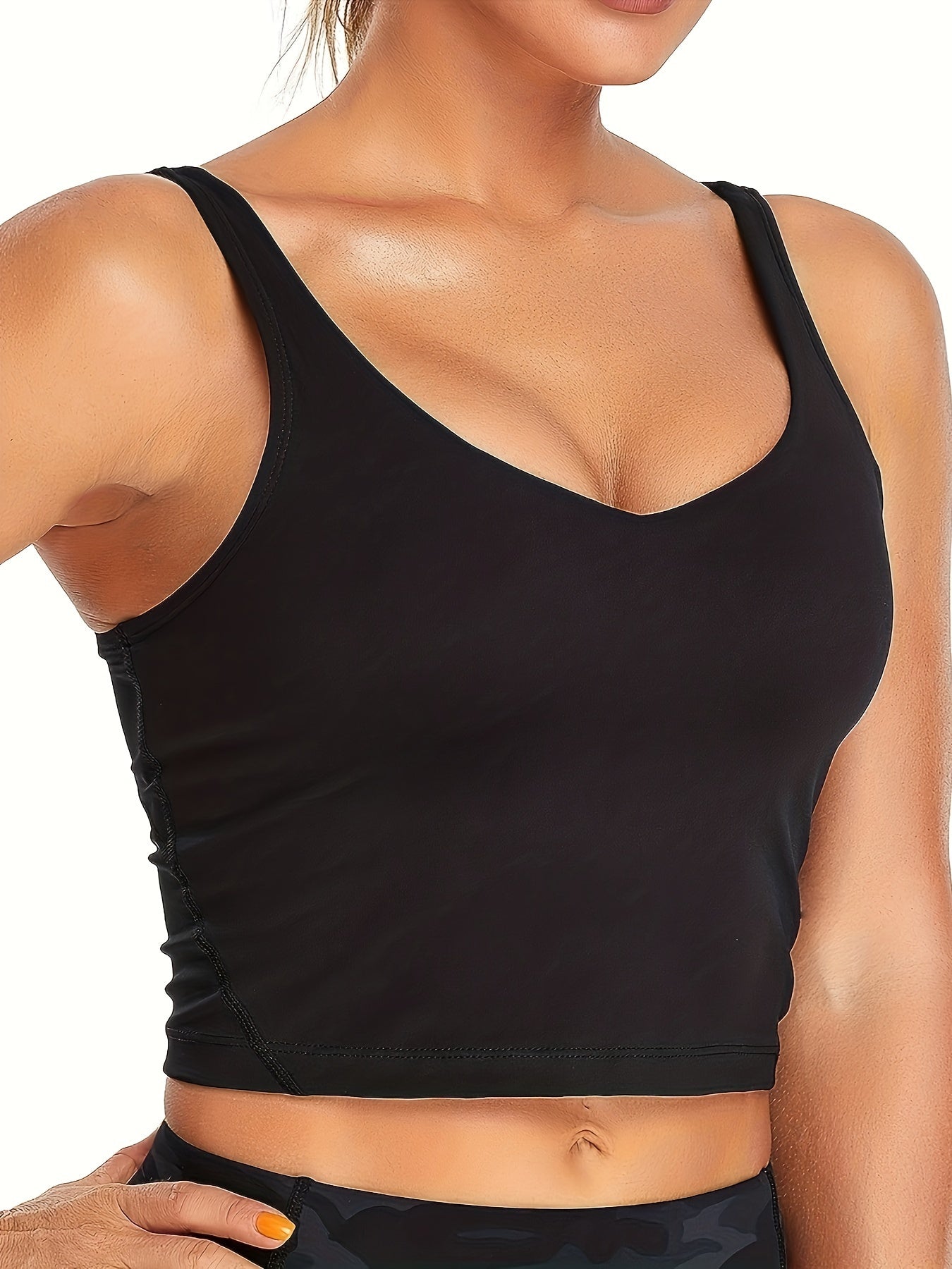 Sporty Bra Shockproof Running Fitness Yoga Crop Tank Top