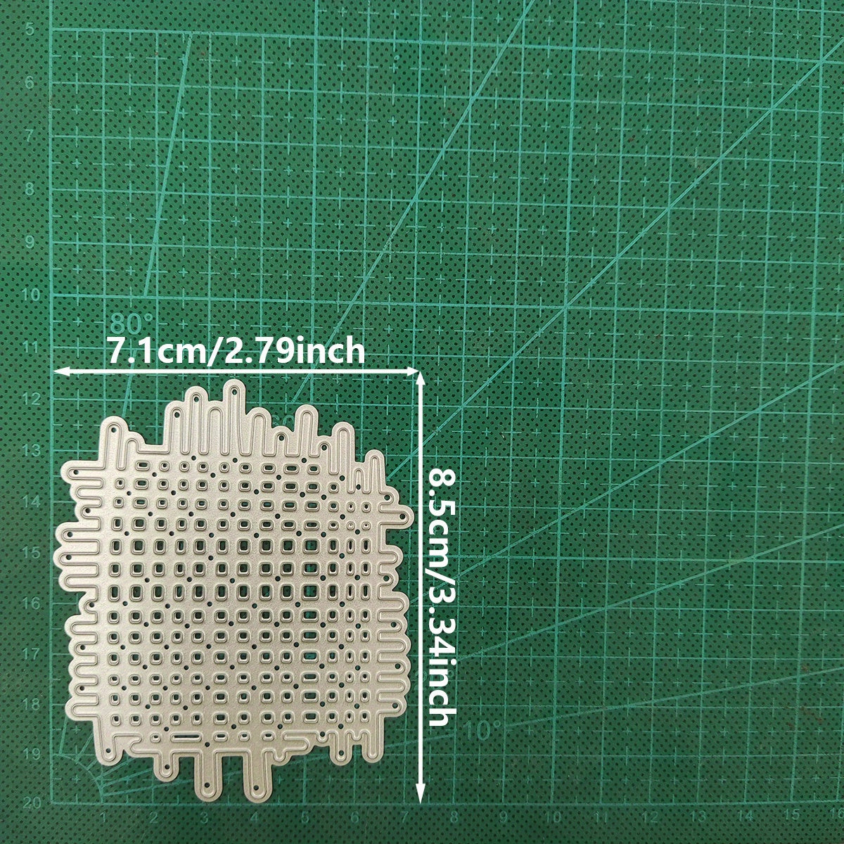 Grid Background Die Cuts Metal Cutting Dies Scrapbooking Paper Craft