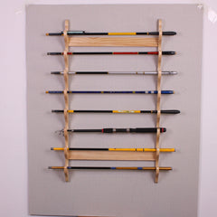 Wall Mounted Fishing Rod Holder for Organizing Gear