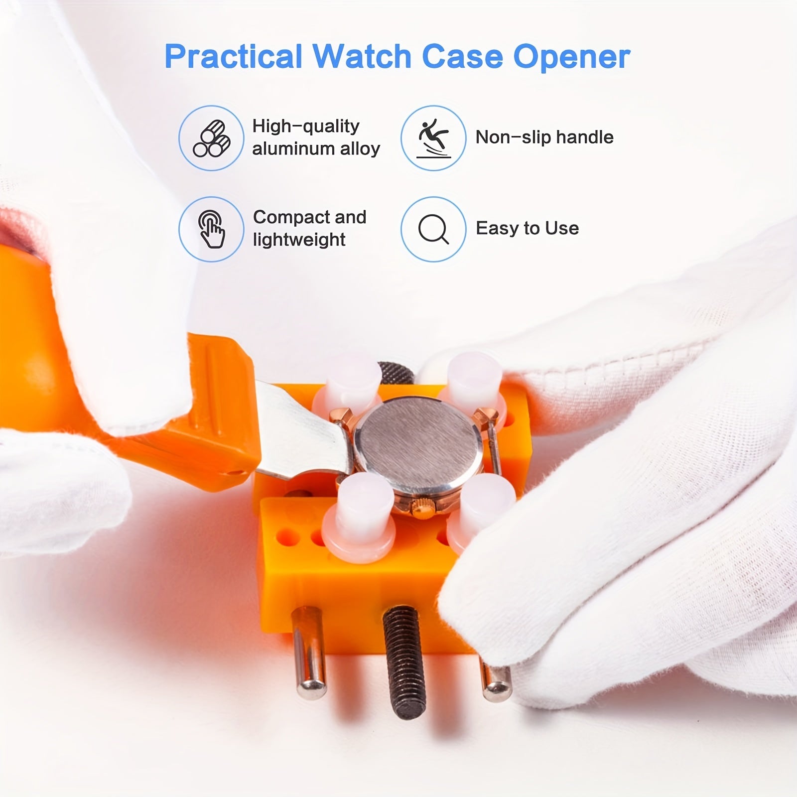 2pcs Watch Case Repair Tool Watch Replacement Kit Professional Opener