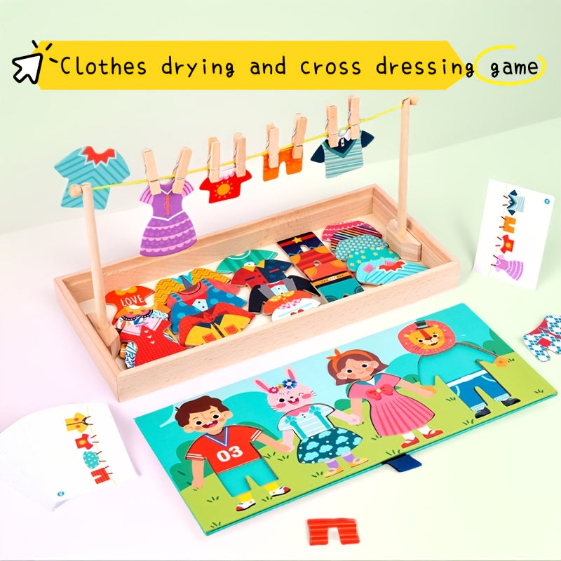 Kids Dressing and Drying Playset