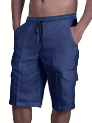 Men's Drawstring Cargo Shorts for Summer