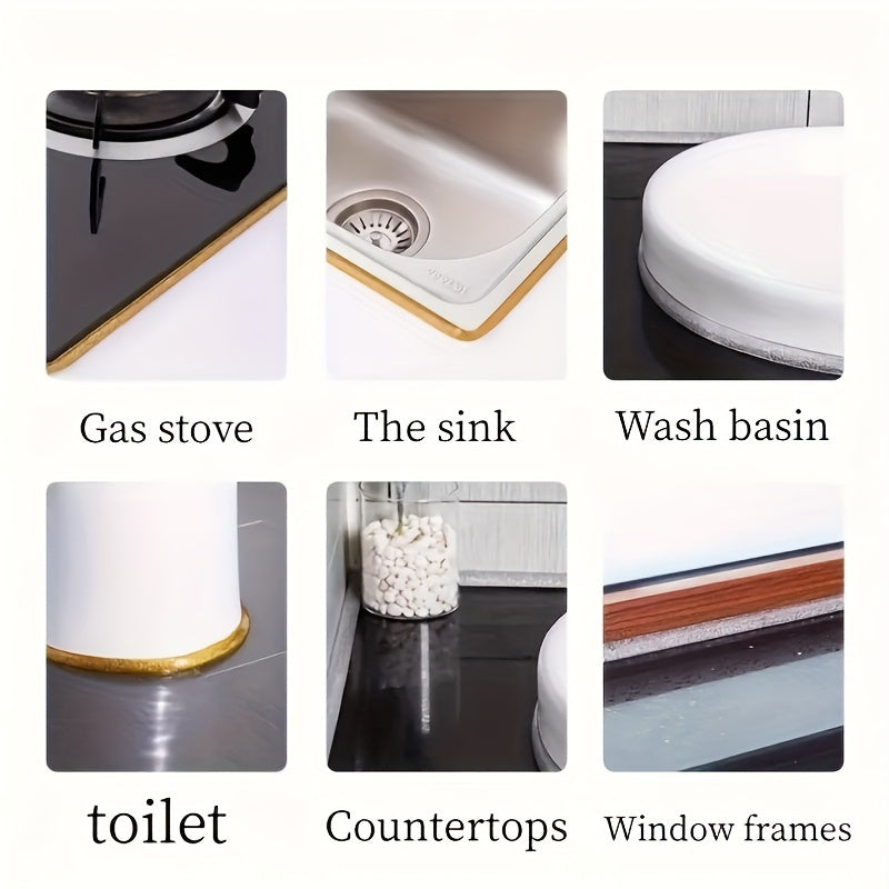 Sealant Strip 8mm 6m Kitchen Bathroom Sink Waterproof Tape