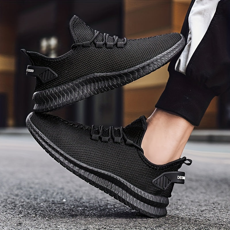 Men's Breathable Knit Casual Shoes for Traveling