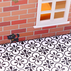 Dollhouse Floral Flooring Set - Perfect Miniature Gift