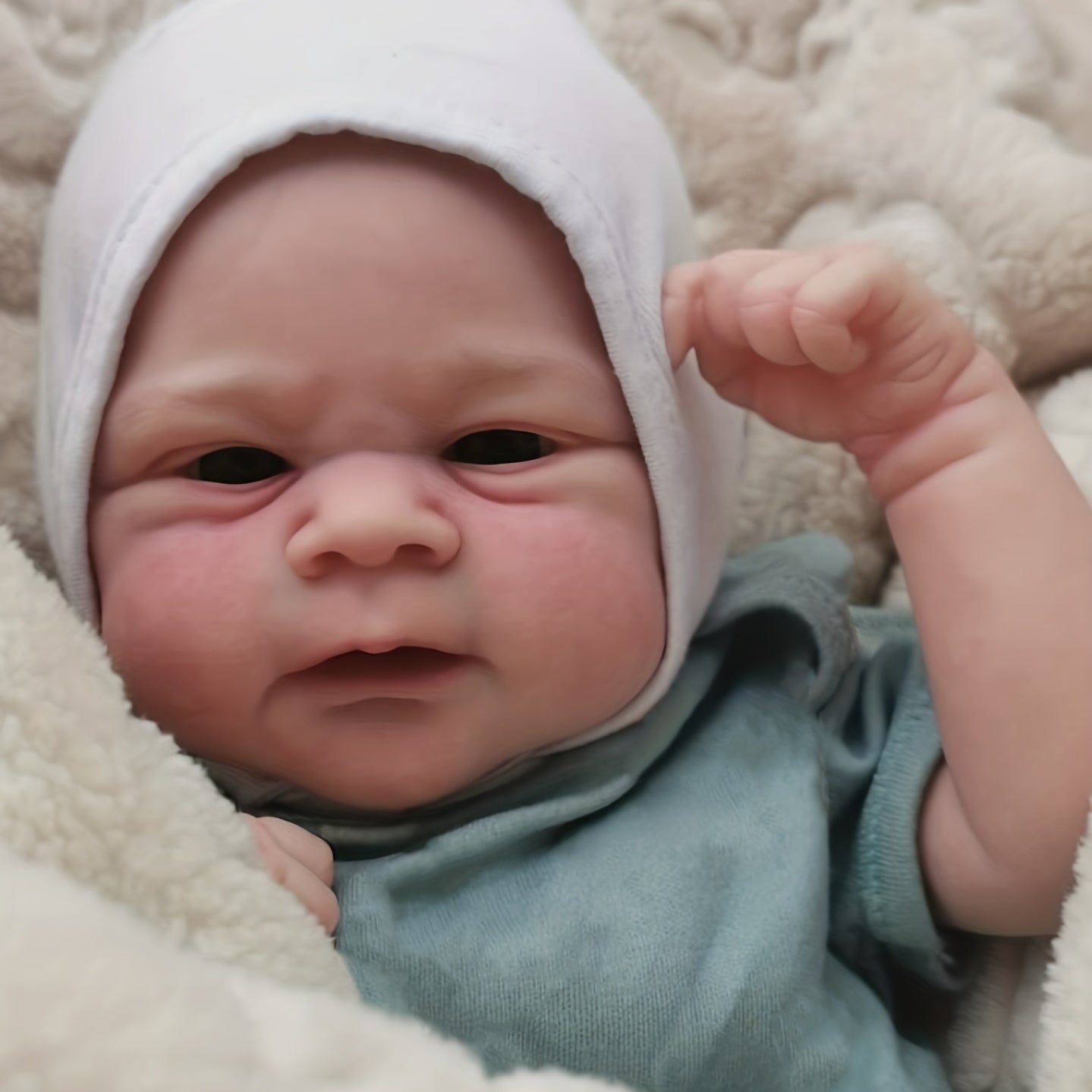 18" Newborn Elijah Doll Realistic Hand Painted Collectible Art