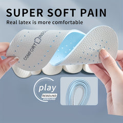 Leather Latex Insoles, Shock Absorption Plantar Fasciitis Deodorant