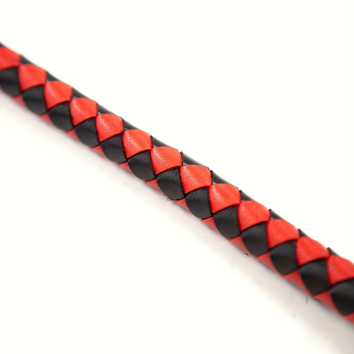 PU Leather Long Horse Whip for Equestrian Shows