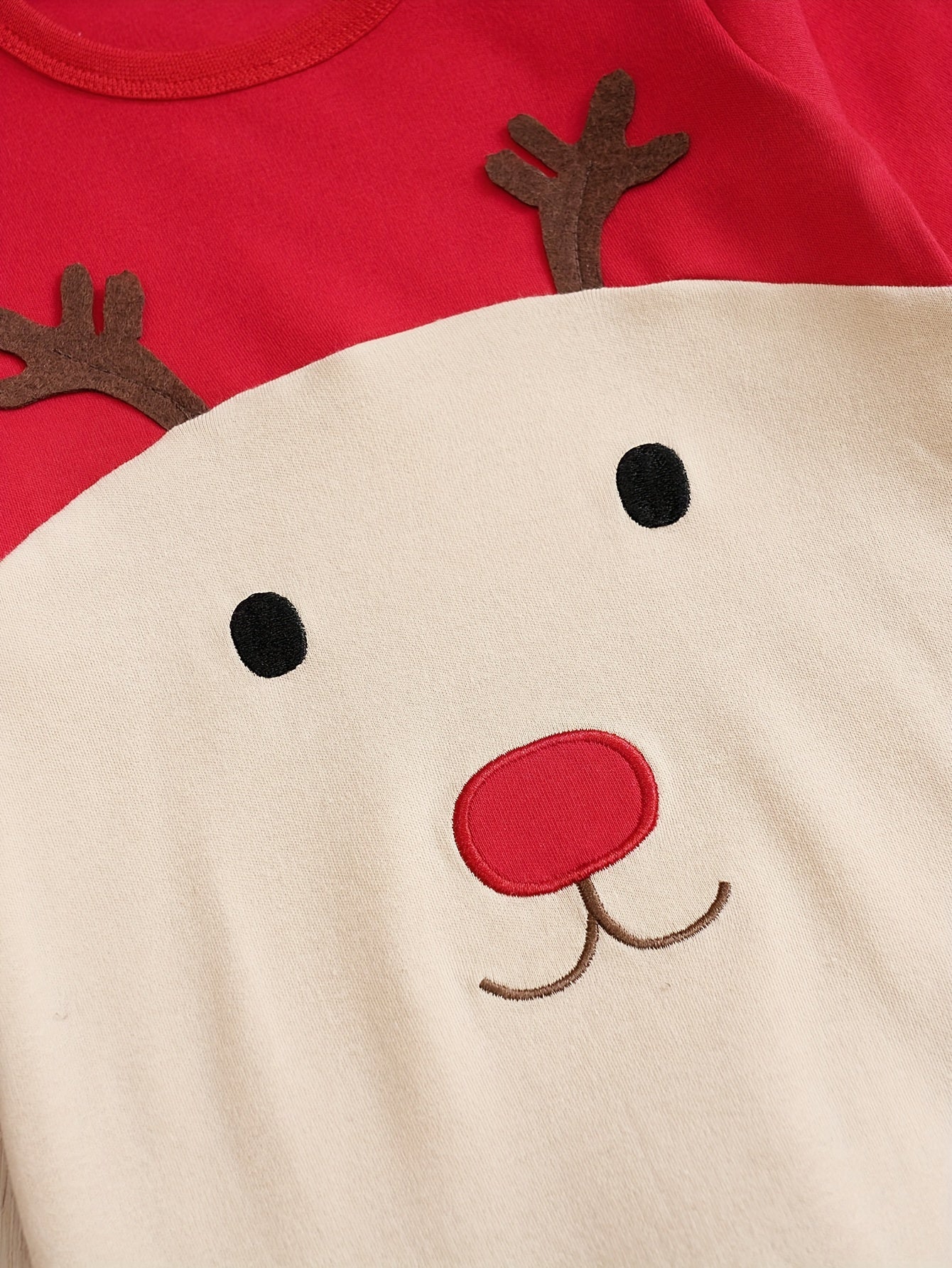 Adorable Elk Shape Baby Long Sleeve Bodysuit