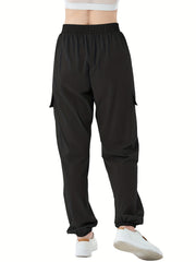 Nickie Girls' Waterproof Cargo Pants Dry Fit Jogger Trousers