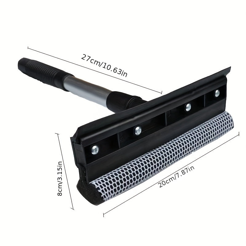 Detachable Double-sided Glass Wiper Long Handle Window Brush