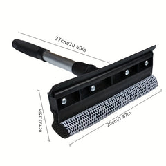 Detachable Double-sided Glass Wiper Long Handle Window Brush