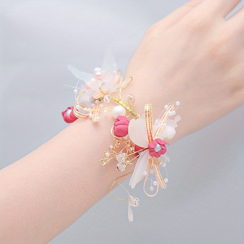 Flower Butterfly Bracelet Wedding Hair Accessories