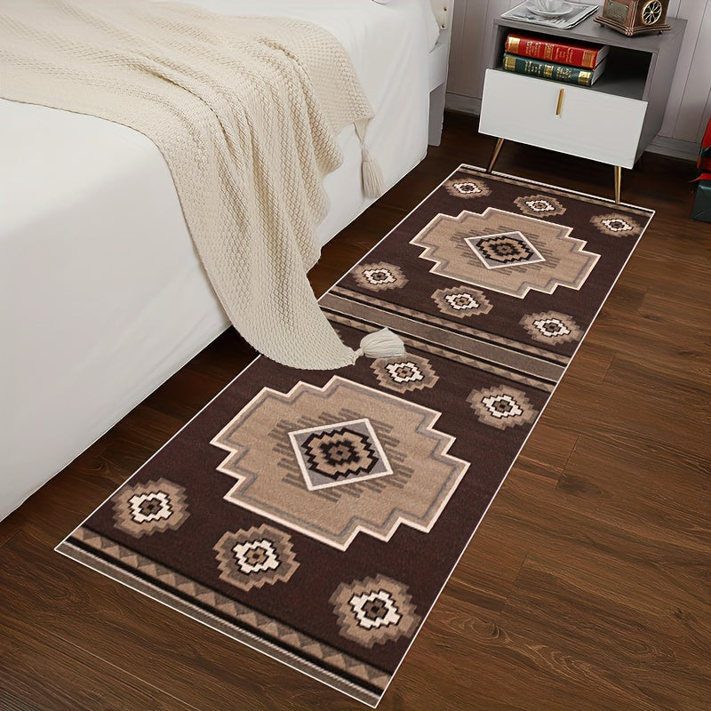 Vintage Moroccan Runner Rugs Faux Wool Soft Laundry Room Rug Long Hallway Rug