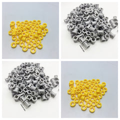 100 Small Particle Building Block Accessories Cross Shaft Sleeves Set