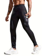 Men's Camo Sport Leggings with Pockets