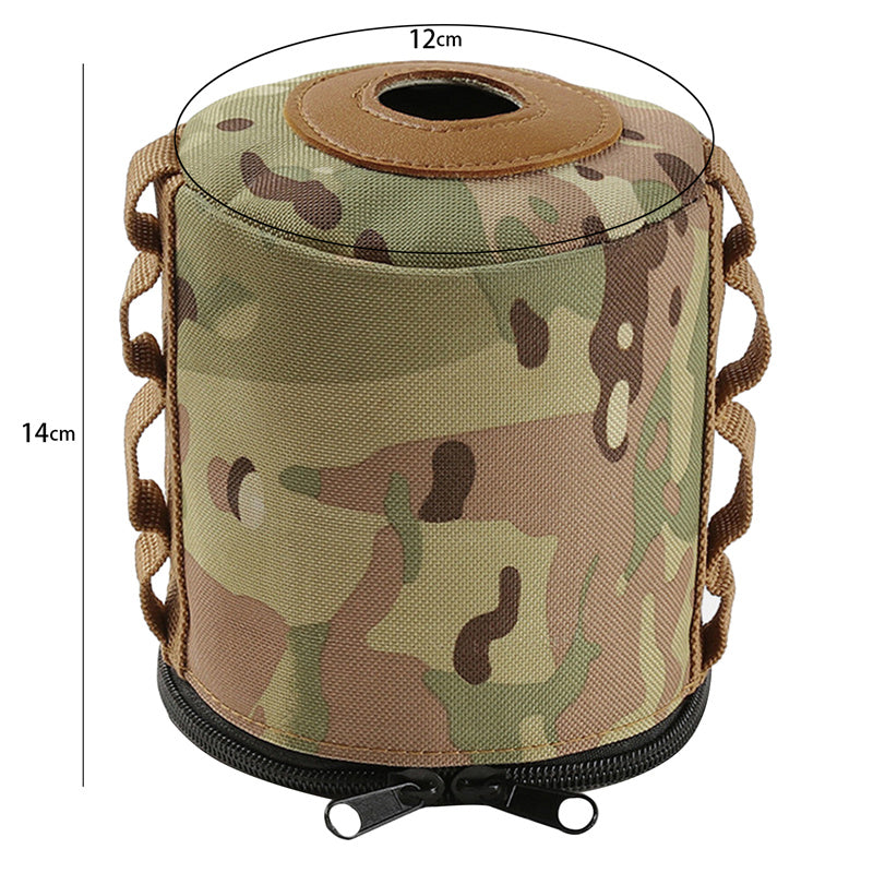 Camo Gas Tank Storage Bag for Outdoor Heat Preservation and Anti Fall Set