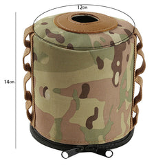 Camo Gas Tank Storage Bag for Outdoor Heat Preservation and Anti Fall Set