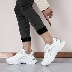 Women's Chunky Sneakers Lace-up Platform Shoes