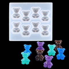3D Bear Silicone Mold for Resin Epoxy DIY Crafts