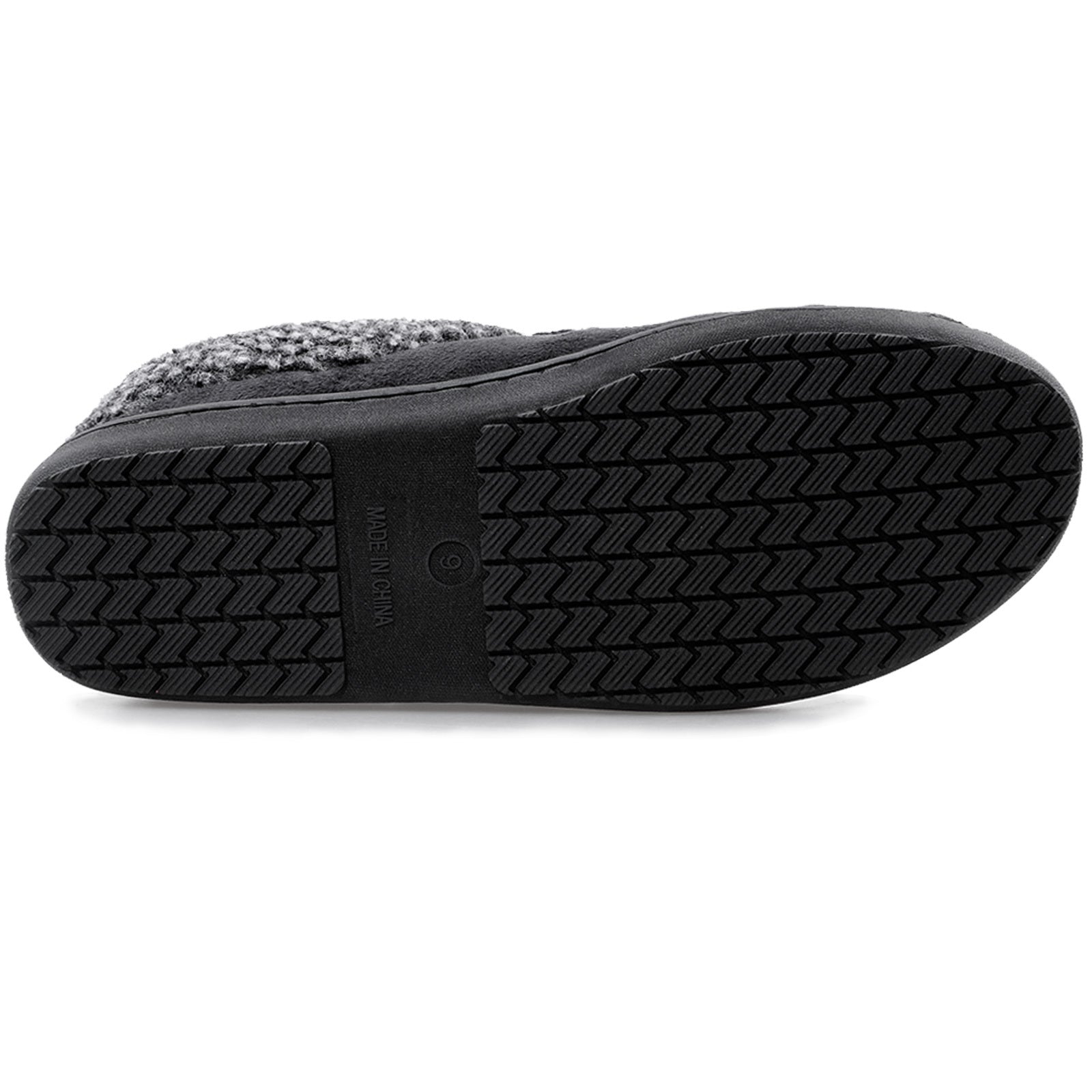 Men's Cozy Plush Lined House Shoes Anti-Skid Slip-On Indoor Bedroom Slippers