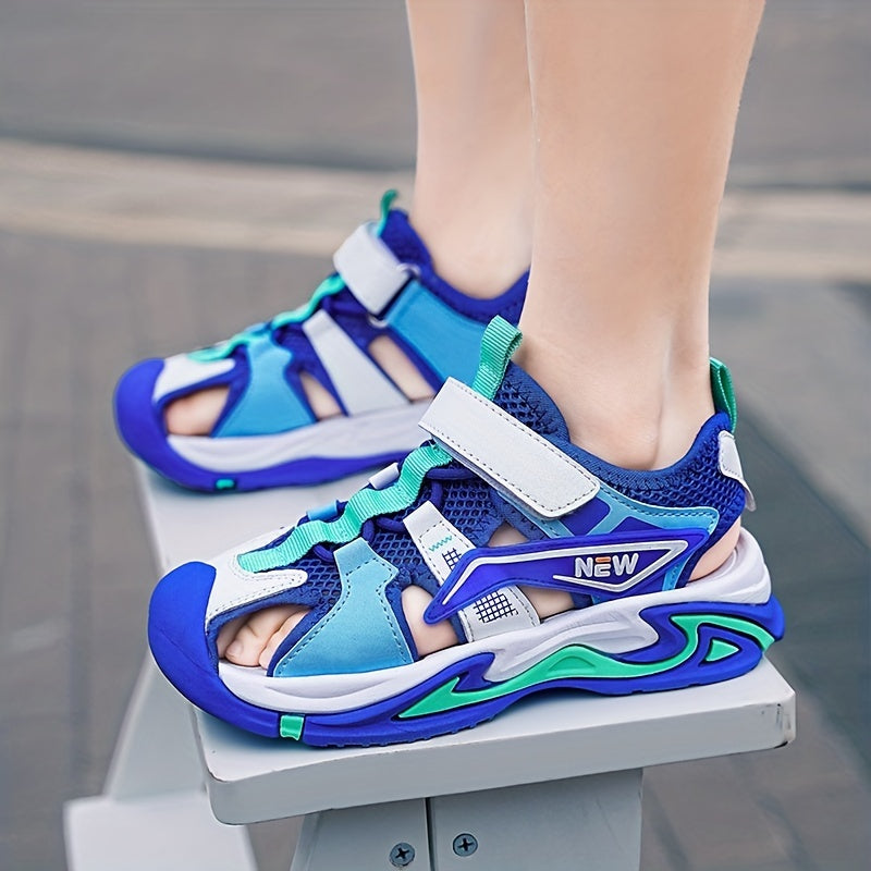 Kids Mesh Sandals Non-Slip Outdoor Hiking Beach Shoes