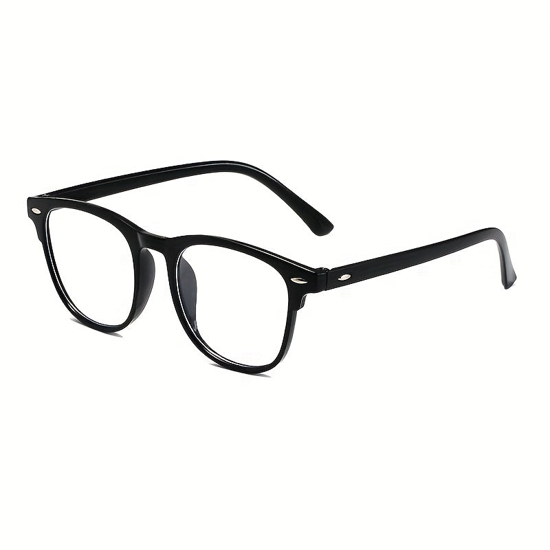 Square Anti Light Glasses For Women Men Students Casual Jelly Frame