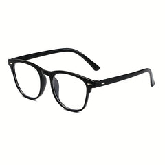 Square Anti Light Glasses For Women Men Students Casual Jelly Frame
