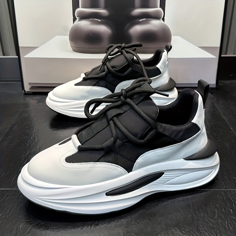 Men's Breathable Chunky Sneakers For Jogging Gym