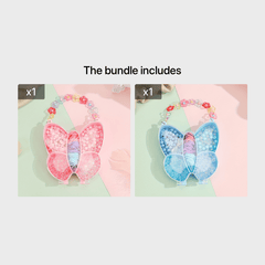 DIY Colorful Plastic Chain Handbag for Girls