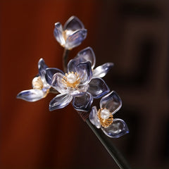 Vintage Sandalwood Flower Hairpin Wooden Hair Accessory