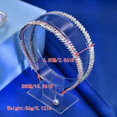Vintage Bohemian Bridal Hair Accessory Headband with Rhinestones