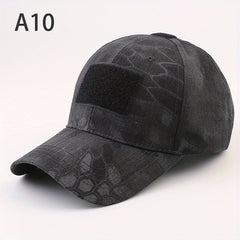 Tactical Camo Baseball Cap Sunscreen Hat for Army Hiking