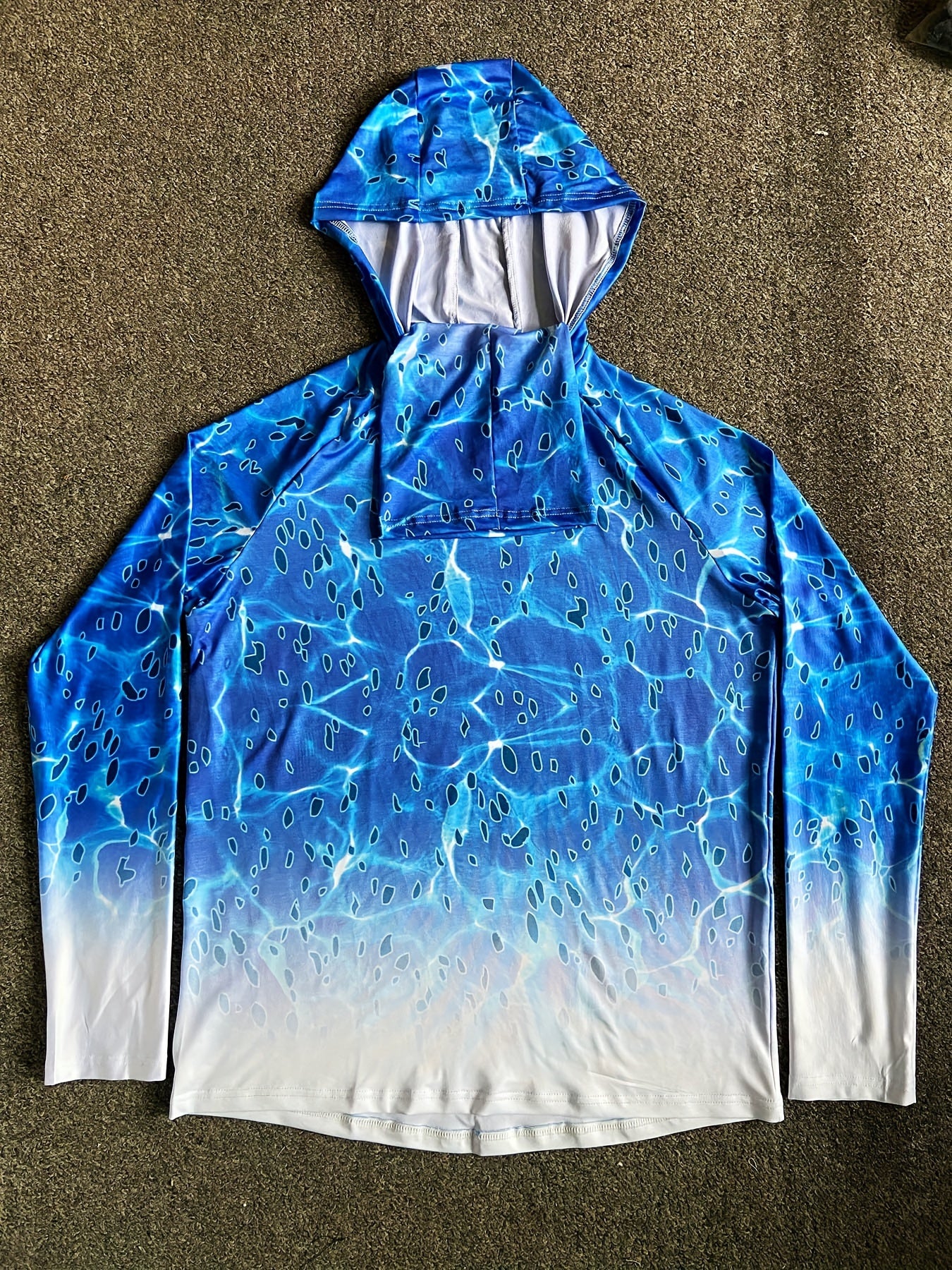 Men's UV Sun Protection Fishing Shirt Long Sleeve Hoodie
