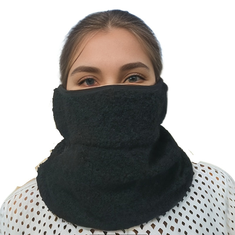 Winter Windproof Velvet Thermal Mask Female Neck Ear Protection