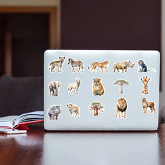 50pcs Cartoon Animal Graffiti Vinyl Stickers