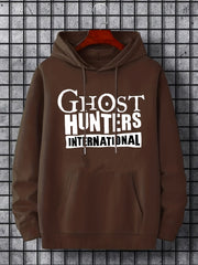 GHOST HUNTER Hoodie Men's Casual Graphic Pullover Hooded Sweatshirt