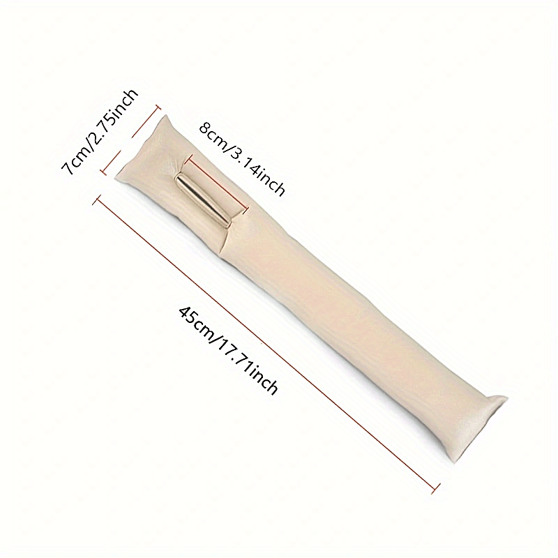 2pcs Car Seat Gap Stopper Strip Car Edge Seam Leak-proof Strip