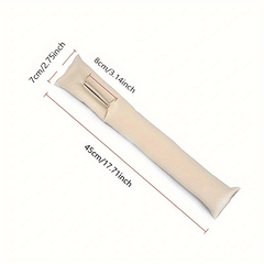 2pcs Car Seat Gap Stopper Strip Car Edge Seam Leak-proof Strip