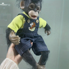 19-Inch Reborn Monkey Baby Doll Preemie Orangutans Monkey Doll