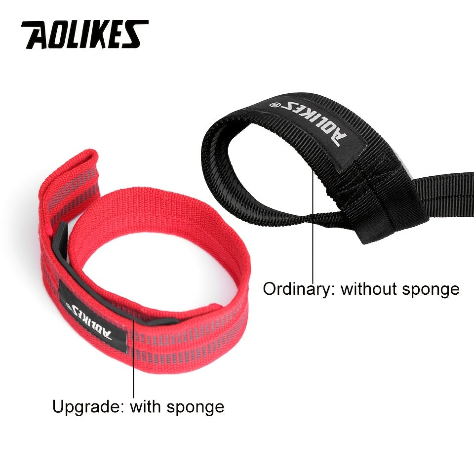 Aolikes 1 Pair Lifting Wrist Straps for Weightlifting Powerlifting