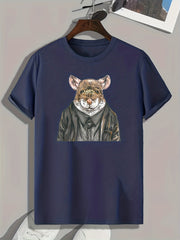 Rat Print Men's Graphic T shirt Casual Comfy Tees For Summer