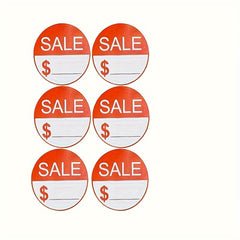120PCS Red Circle Sales Stickers 5.08cm Round Labels Self Adhesive