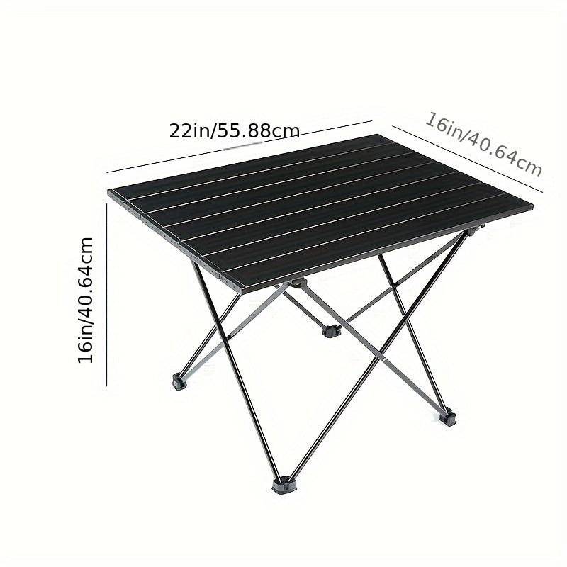 Portable Folding Camping Table Aluminum Alloy Outdoor Hiking Fishing